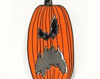 HALLOWEEN Pumpkin 1.25" Enamel Lapel Pin