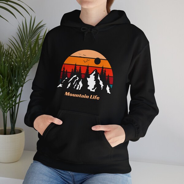 Unisex Heavy Blend™ Hooded Sweatshirt - Mountain - Lifestyle - Gifts - Hoody