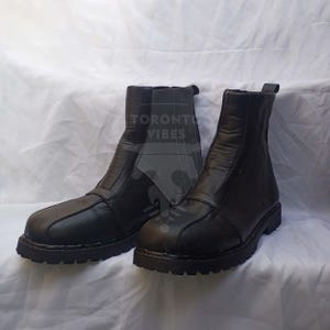Handmade Leather Mandalorian Cosplay Boots, Custom Star Wars Shoes image 1