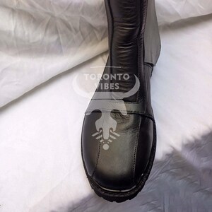 Handmade Leather Mandalorian Cosplay Boots, Custom Star Wars Shoes image 6
