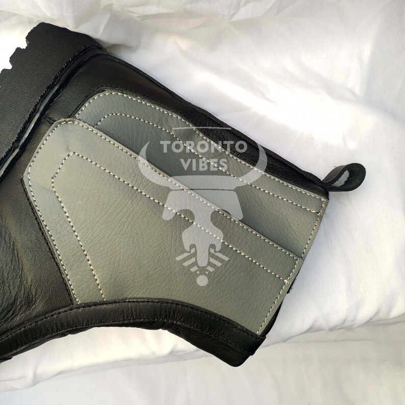 Handmade Leather Mandalorian Cosplay Boots, Custom Star Wars Shoes image 8