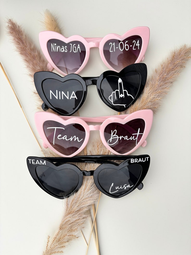 JGA Sonnenbrille mit Beschriftung