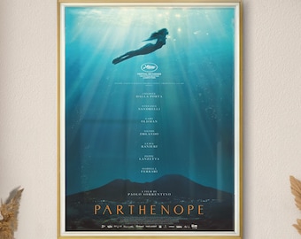 parthenope movie poster, a film by paolo sorrentino