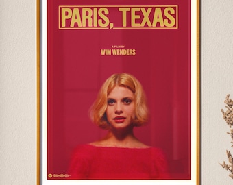 Poster paris texas (Wim Wenders movie poster)