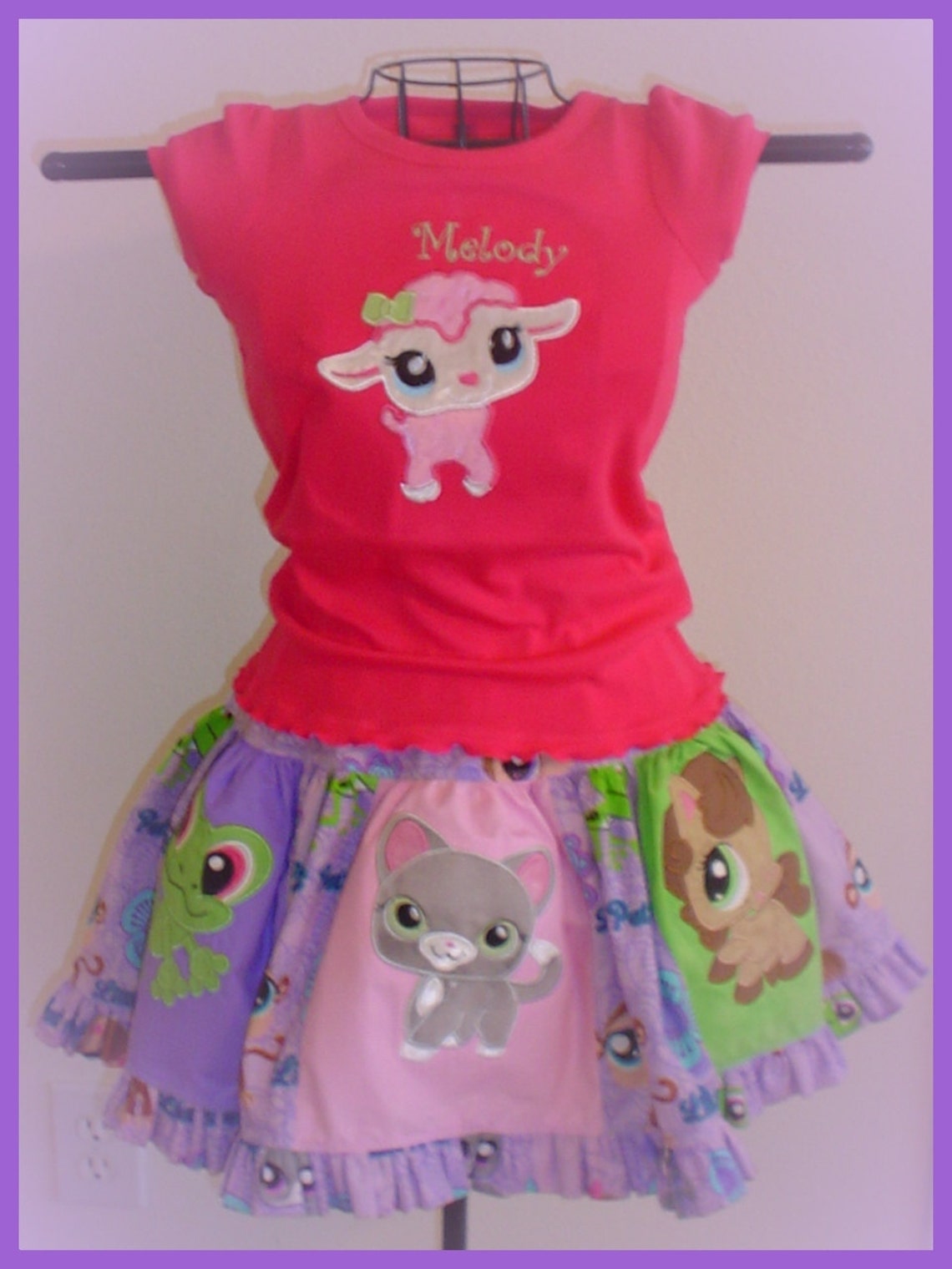Custom Boutique Littlest Pet Shop Shirt and Twirl Etsy