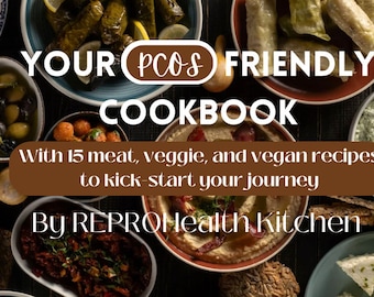 Your PCOS cookbook | PCOS meal prep | Gluten-free, vegan, veggie options | Low GI | Anti-inflammatory | Hormone-balancing