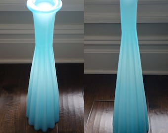 MCM Glass Triangle Vase