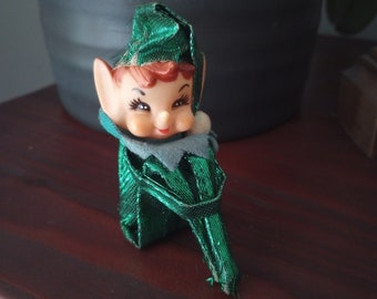 Vintage 1950s Knee Hugger Elf Green