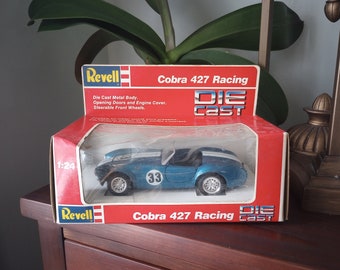 Vintage Revell 1/24 scale Cobra 427 Racing 8623 Blue