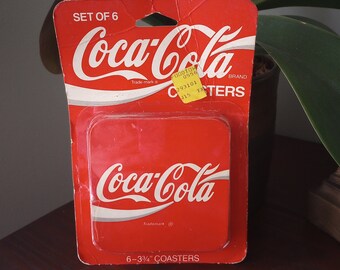 Vintage Coca-Cola Coasters Set of 6