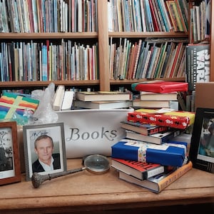Mystery Box of HC Mystery Suspense Thriller Crime Books Lot of 6 Incl SIGNED by author +FREE Gift!