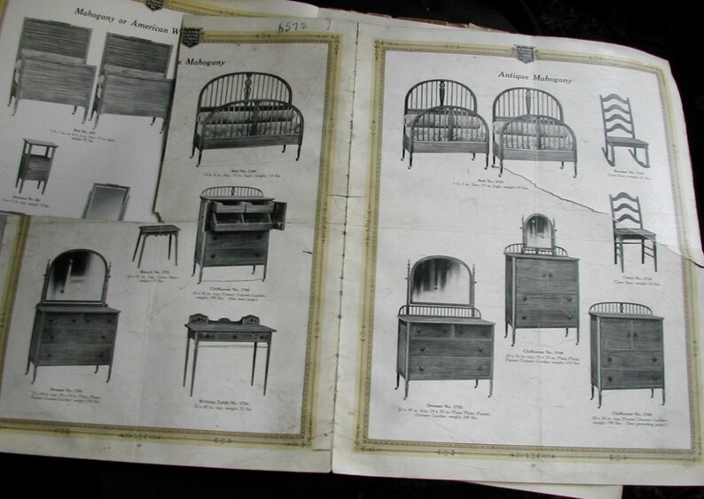 1917 Northern Furniture Company Sheboygan Wisconsin Catalog Etsy