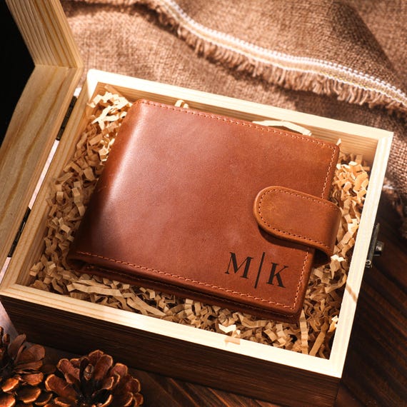 Personalized Leather Mens Wallet,genuine Leather Men's Gift