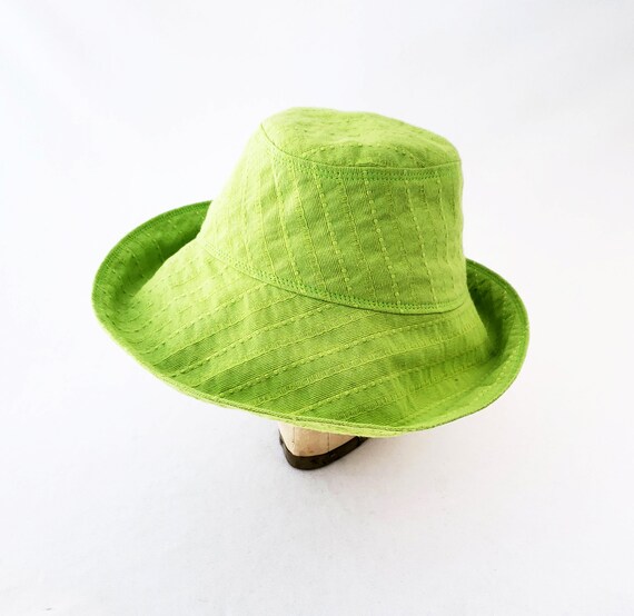 Women's Sunhat Electric Lime Green 