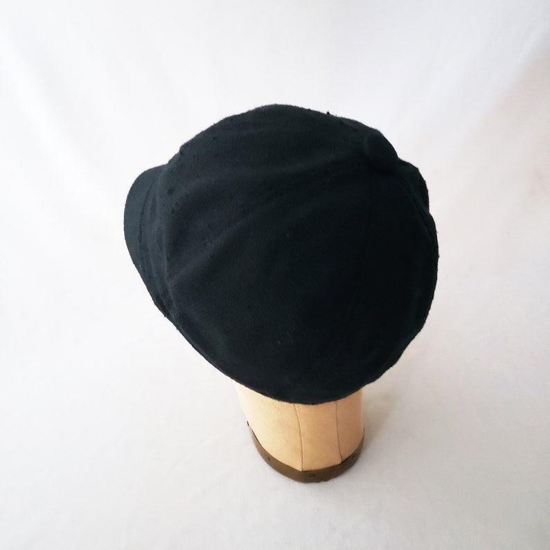 Newsboy Hat, Black, Raw Silk, Women's Hat, Men's, Your Style, Casual Hat, Bad Hair Day Hat, Festival Hat, Summer Fashion, Cute Cap image 4