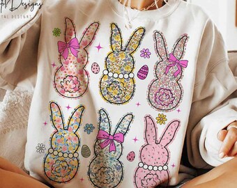 Coquette Easter Bunny Floral png, Easter Bunny png, Coquette Easter png, Retro Easter png, Girly Easter Kids Bow, Bunny png, Spring Floral