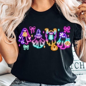 Coquette Halloween Neon Png, Halloween Ghost Neon png, Halloween Mama Png, Spooky Season Png, Social Club Png, Girly Coquette Bow Png