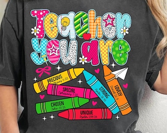Preppy Best Teacher Ever PNG, Teach Love Inspire Design, Back to School PNG, First Day Teacher Shirt, Retro School Sublimation
