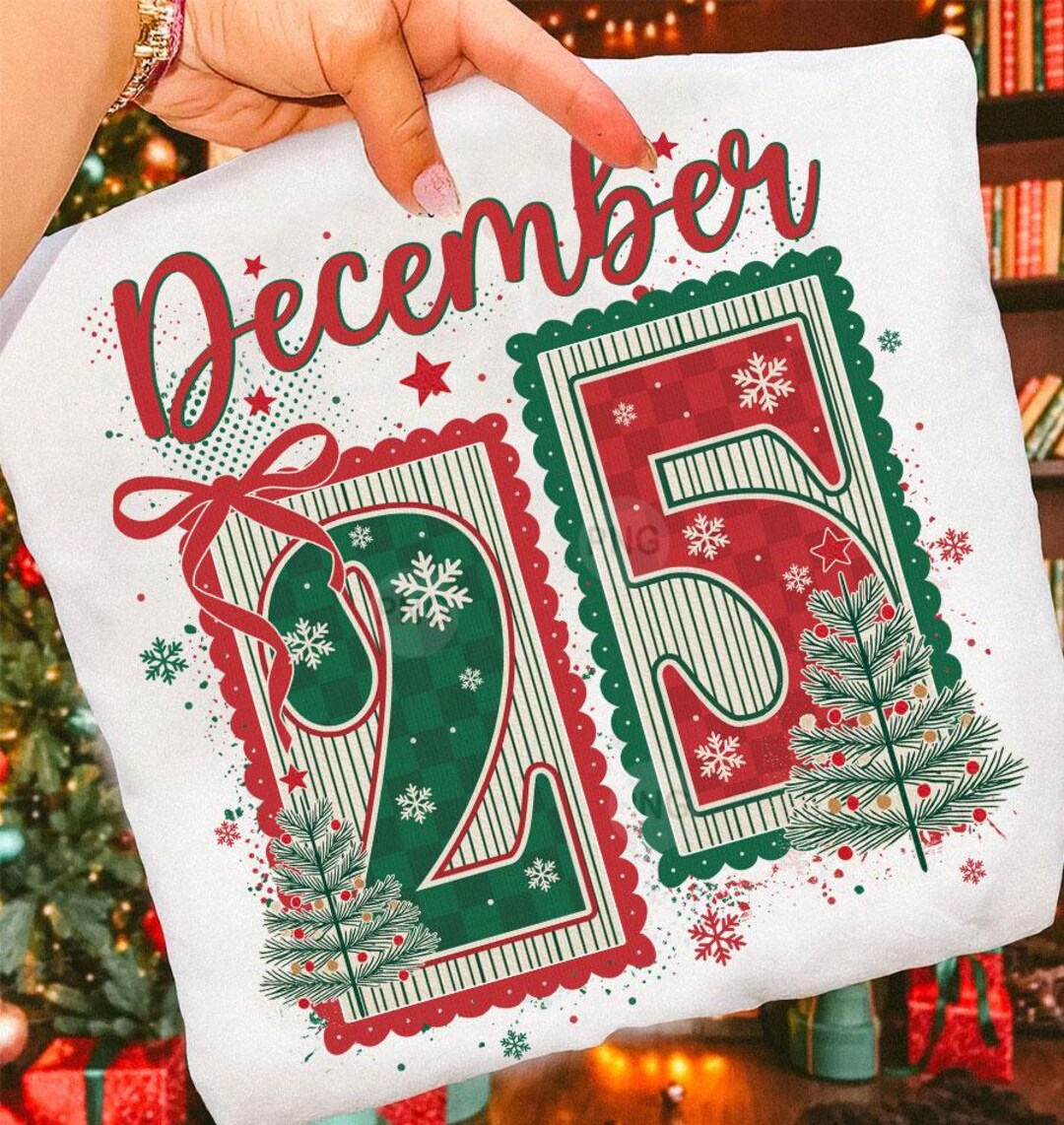 December 25 PNG, Coquette Christmas PNG, Distressed Merry Christmas ...