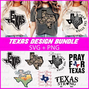 Pray for Texas SVG Bundle, Texas Strong 2025 Design, Hill Country Flood Relief Clipart, Guadalupe River PNG, Lone Star State Support File