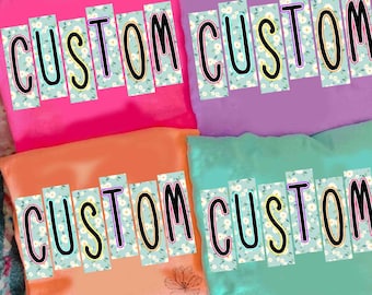 Custom Name School Occupation PNG Bundle, Back to School Teacher Sped Para Counselor, Preppy First Day of School Daisy Floral Girly Png