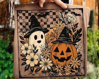 Preppy Floral Pumpkin PNG, Floral Patchwork png, Fall Pumpkin png, Autumn PNG, Fall Girly PNG, Halloween png, Pumpkin png, Ghost png