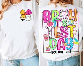 È il giorno del test, ce la puoi fare png, Rock the Test Png, Giorno del test png, Giorno della Staar Png, Test png, Citazioni degli insegnanti png, Groovy Test Png