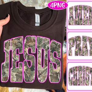 Christian PNG, Coquette Jesus PNG, Pray Amen PNG, Camo Faith Png, Religious Sublimation Design, Trendy Preppy Christian Shirt Png Download