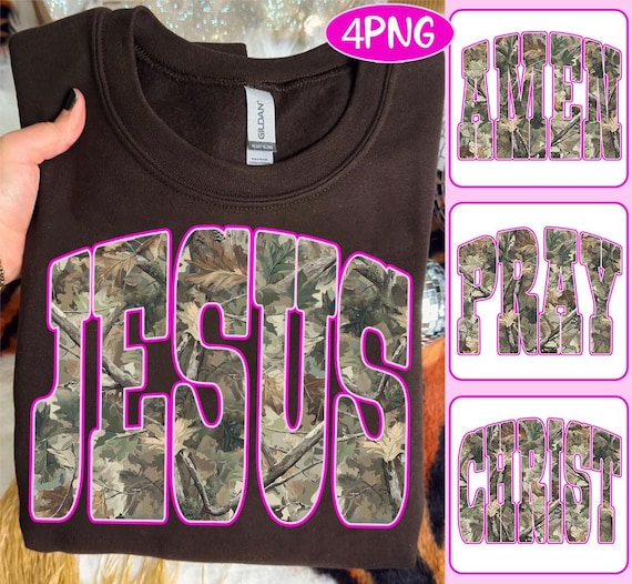 Christian PNG, Coquette Jesus PNG, Pray Amen PNG, Camo Faith Png, Religious Sublimation Design, Trendy Preppy Christian Shirt Png Download