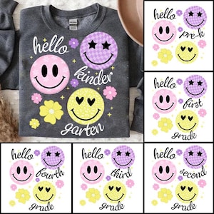Preppy Back to School PNG Bundle: Hand Drawn Designs (Digital Download