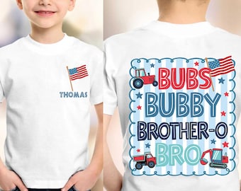 Boys 4th of July PNG, 4th of july Sibling Matching Construction Distressed Little Boy, Kids 4th of July Png, Kids Png Boy Fourth of July Png