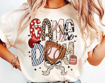 Game Day Baseball Coquette Png, Brushstroke Baseball Coquette Png, Tis the Season Png, Baseball Bow Png, Baseball Mama Png, Baseball Mom Png