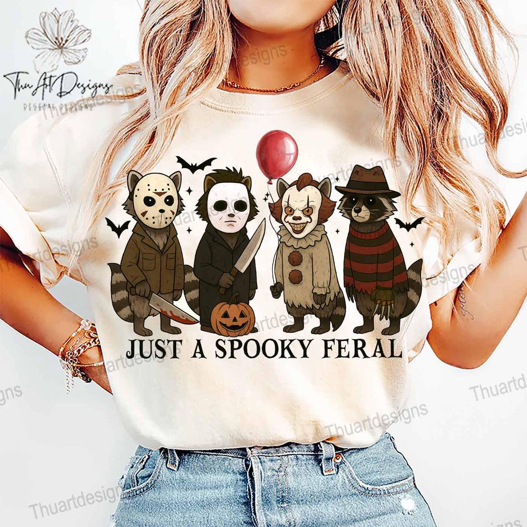 Spooky and Feral Raccoon PNG, Ghost Trash Panda Halloween, Just A ...
