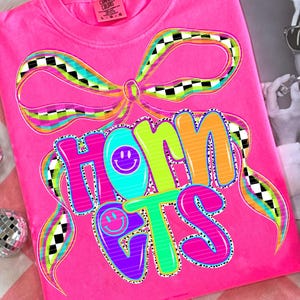 Hornets PNG, Preppy Mascot Png, School Spirit Png, Coquette Cheer Png, Hand Drawn Trending PNG, Cute Viral Team PNG, Sublimation Design