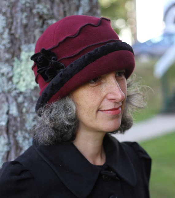 Polar Fleece Flapper Cloche Hat 