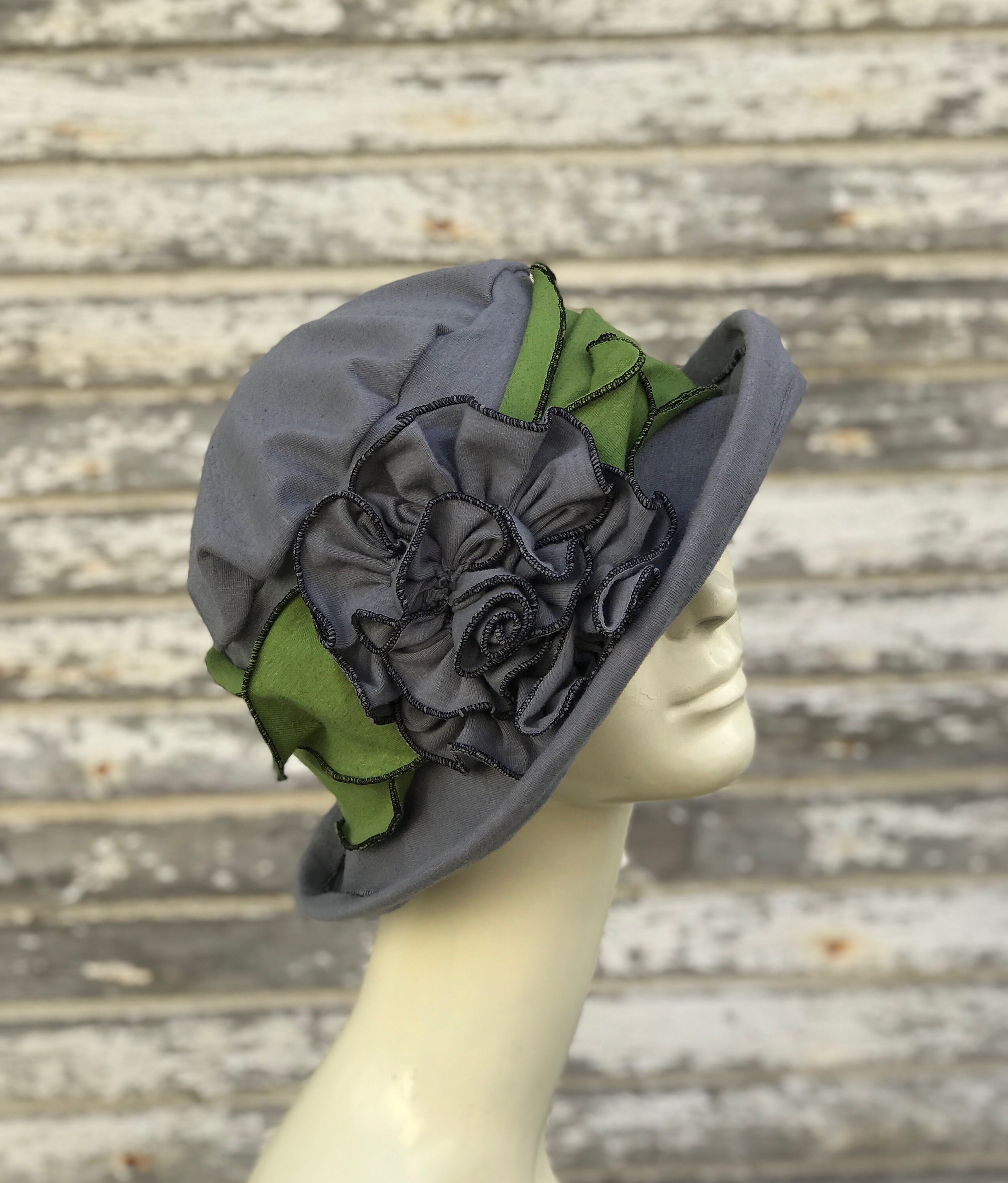 Ladies Cloche Hat Soft Flapper Hat 