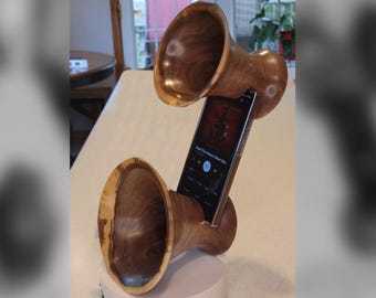 Phone Amplifier Stand Bundle for Stereo Sound - (MEGA + Regular size) - Horn version