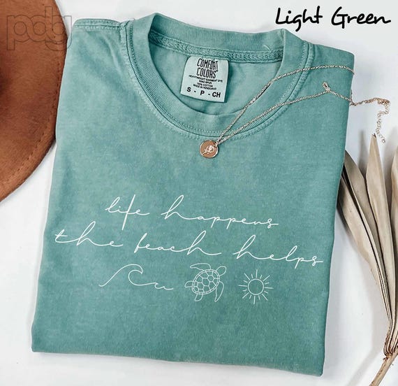 Comfort Colors Beach Therapy Shirt: Coastal Summer Tee