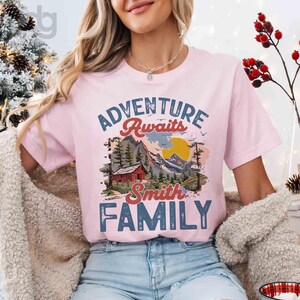 Personalized Family Camp Shirt, Matching Family Camping Shirts, Custom Adventure Shirts, Vacation Mountain Memories Shirts, Camp Lover Gift
