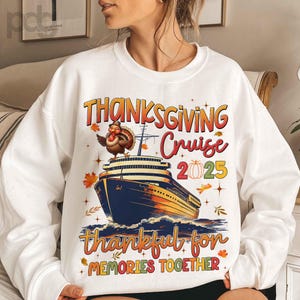 2025 Thanksgiving Cruise Turkey Shirt: Matching Family Trip Tee