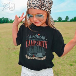 Personalized Family Camp Shirt, Matching Family Camping Shirts, Camp Crew Shirt, Mountain Hiking Tees, Camping Trip T-Shirt, Camping Gifts
