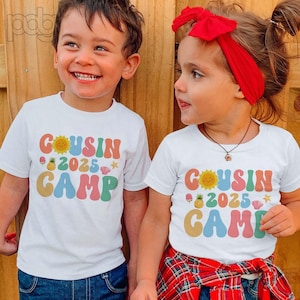 Cousin Camp 2025 Shirt, Summer Cousin Shirts, Cousin Crew 2025 Shirt, Matching Cousin Shirt, Summer Family Reunion, Summer Beach cousin Trip