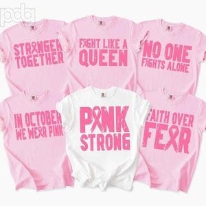 Custom Breast Cancer Support Squad Shirt: Fight Like A Queen, Pink Ribbon Tee