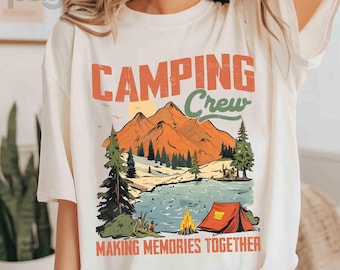 Camping Crew T-Shirt: Passendes Familienausflug Shirt