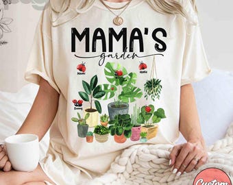 Personalized Grandma's Garden Shirt: Custom Family Names Sweatshirt