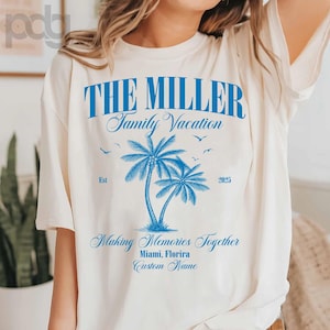 Custom Family Vacation 2024 Shirts, Personalized Family Beach Trip Shirt, Making Memories Together Family Matching Tshirt, Summer Family Tee