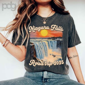 Niagara Falls Road Trip Family Shirt, Summer Vacation shirt, Vegas Squad Trip Shirt, Retro Niagara Falls  Shirt, 2025 Road Trip Matching Tee