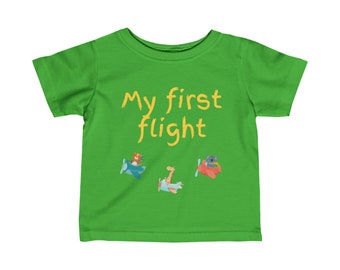 Mein erster Flug T-Shirt, Kleinkind Flugzeug Shirt, Baby Flugzeug Shirt, Reise Shirt für Kinder, Baby Reise Shirt, Kleinkind Reise Shirt