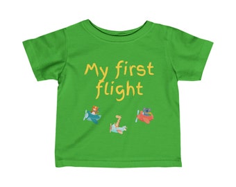 My First Flight t-shirt, toddler airplane shirt, baby airplane shirt, travel shirt for kids, baby travel shirt, toddler travel shirt