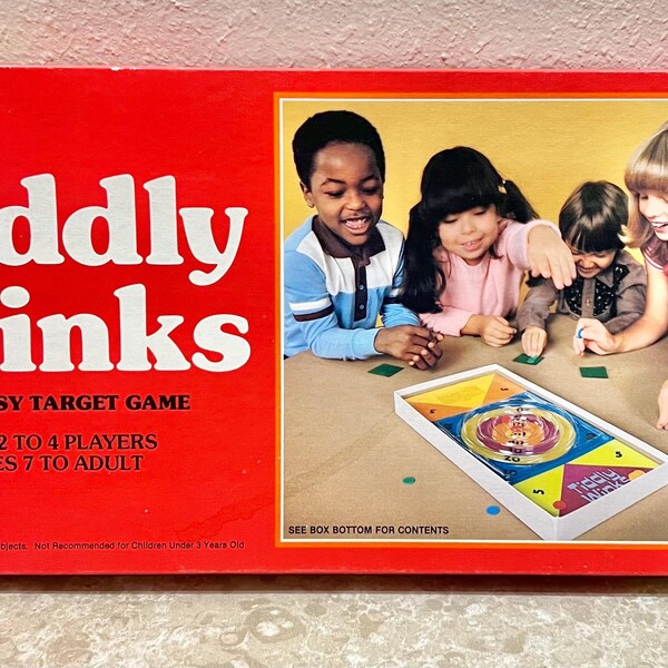Vintage Whitman Tiddly Winks Game - 1981 Family Game Night